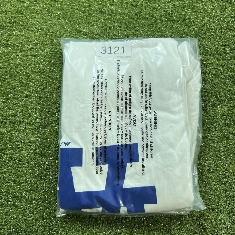 Los Angeles Dodgers Men T-Shirt L White Logo Graphic Majestic Tee NWT